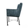 Eetkamerstoel London blauw/grijs