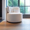 Fauteuil teddy wit bouclé